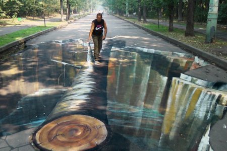 Julian Beever Street Painting