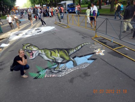 Красивые рисунки на асфальте