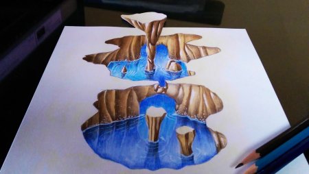 3д рисунки карандашом