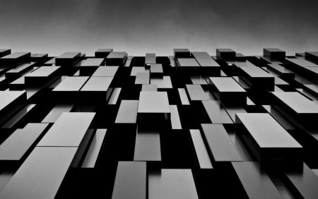 Абстракция в черно-белом цвете