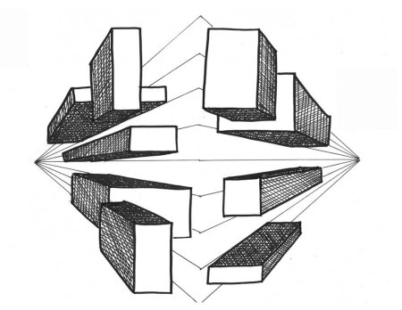 Аксонометрическая перспектива рисунок