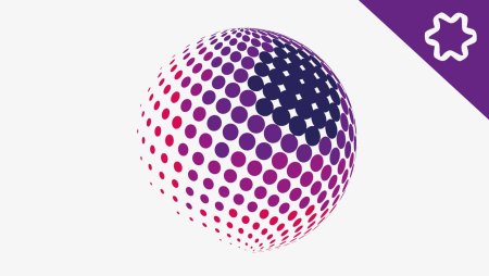 Эффект с кружочками в иллюстраторе