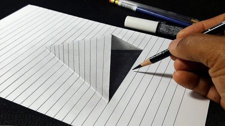 Иллюзии карандашом