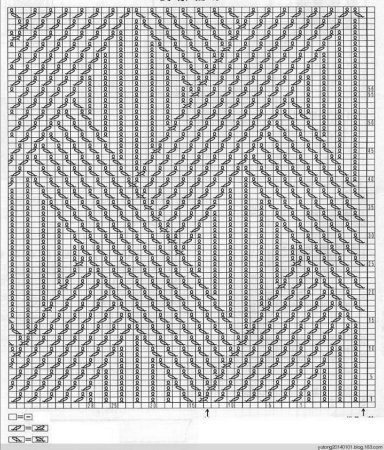 Диагональный узор