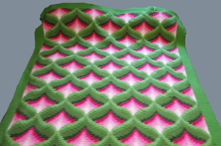 Вязаные пледы 3д