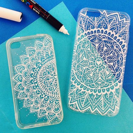 Точечная роспись чехла