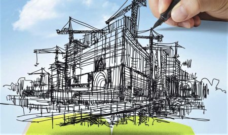 Стройка рисунок