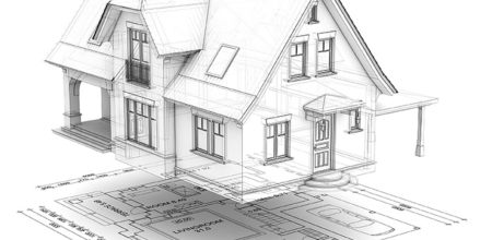 Эскизы домов и коттеджей