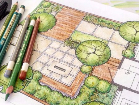 Ландшафтный проект эскиз