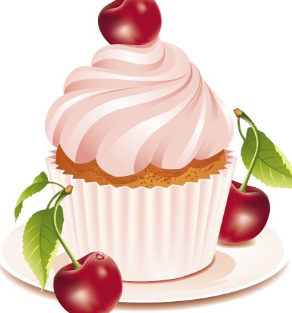 Пирожное мультяшное