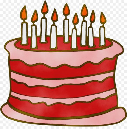 Нарисовать торт