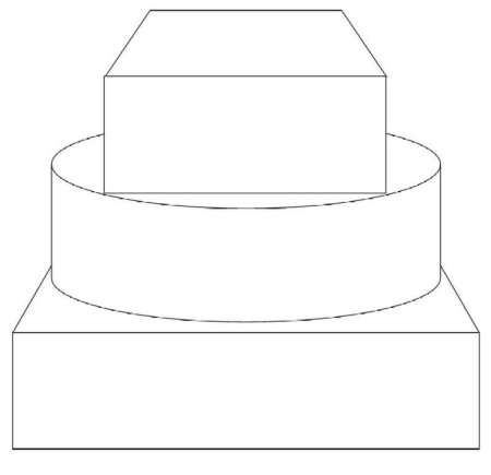 Макет торта