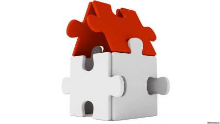 Домик из пазлов