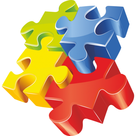 Пазл на прозрачном фоне