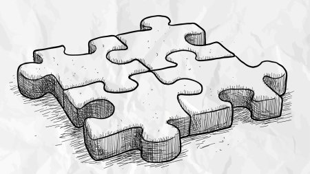 Пазл карандашом