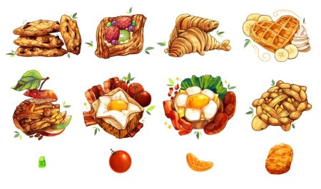 Сушка еда рисунки