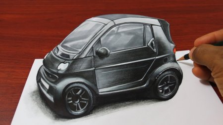 Машины в 3д рисование