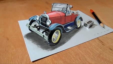 Нарисовать машину 3d