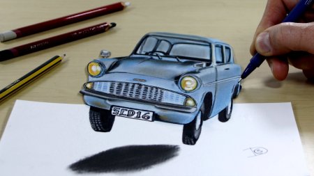 3d машина рисунок
