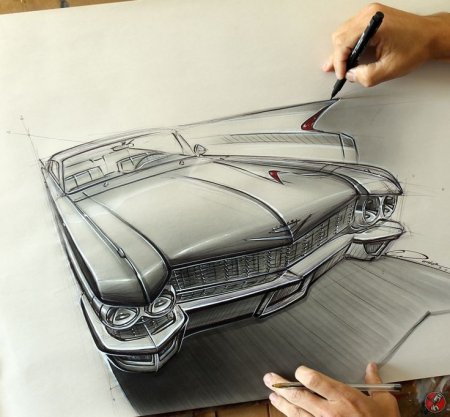 Рисование автомобиля
