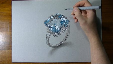 Реалистичный рисунок украшения