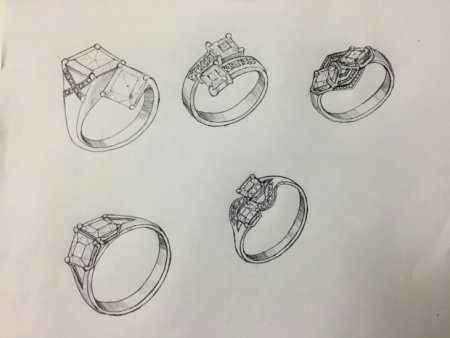 Эскиз кольца