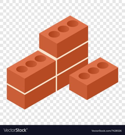 Кирпич рисунок на прозрачном фоне