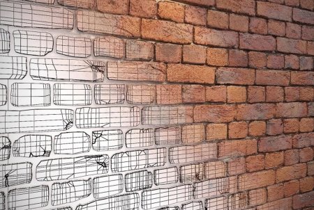Кирпич рисунок