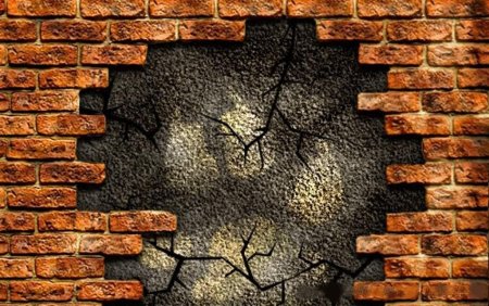 Кусок кирпичной стены