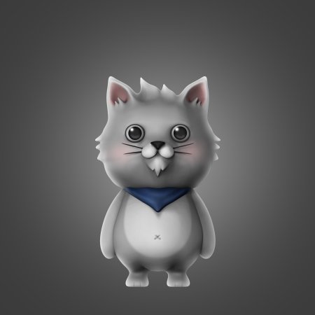 Кот 3d