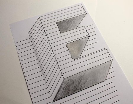 Оптические иллюзии карандашом