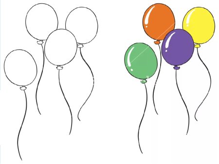 Рисование воздушными шариками