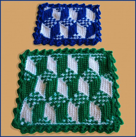 Узор 3д крючком