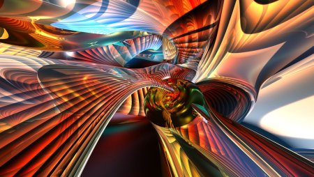 Объемная абстракция высокого разрешения