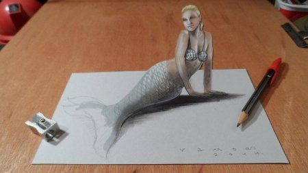 Объемный рисунок человека