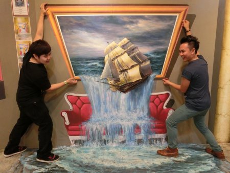 Музей оптических иллюзий в Сеуле