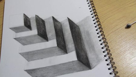 3д рисунок длинный