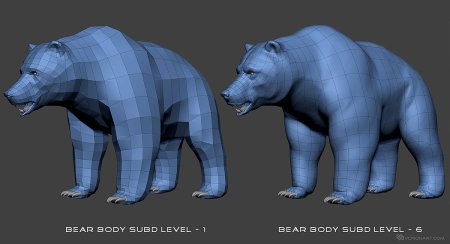Медведь 3д модель