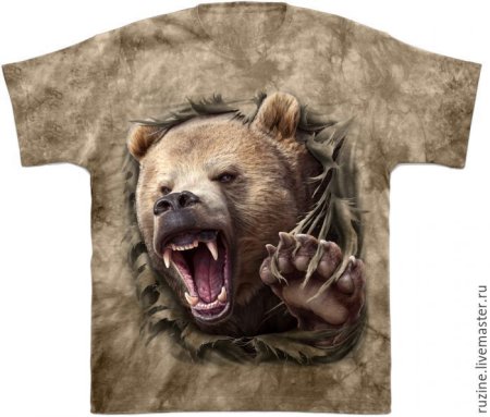 Футболки 3д медведь