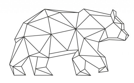 Животные геометрическими фигурами