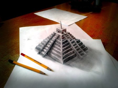 Рисунок 3д карандашом для начинающих