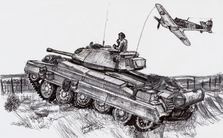 Зарисовки военной техники