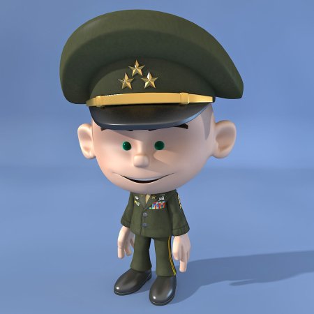 Солдат 3д