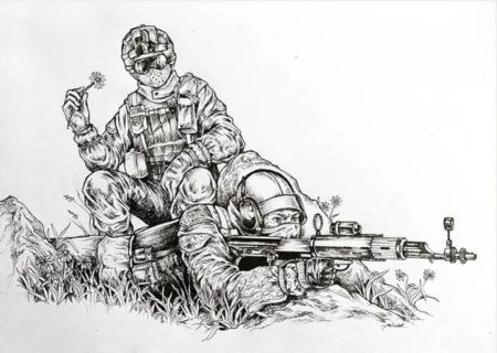 Спецназ рисунок