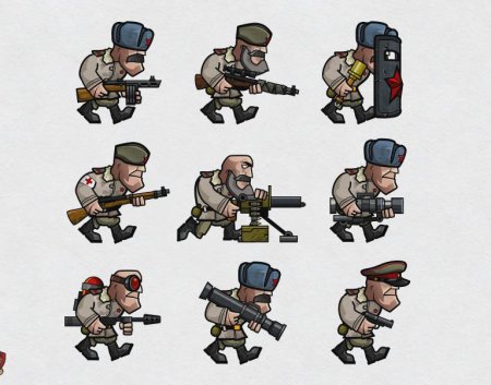 Военный спрайт