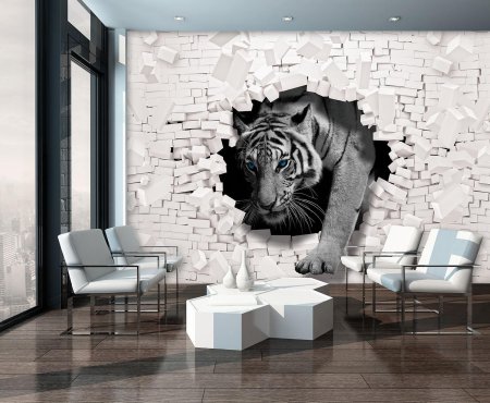 Фотообои объемная стена