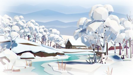 Лоу Поли Винтер