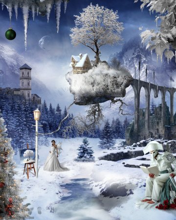 Фантастические зимние пейзажи