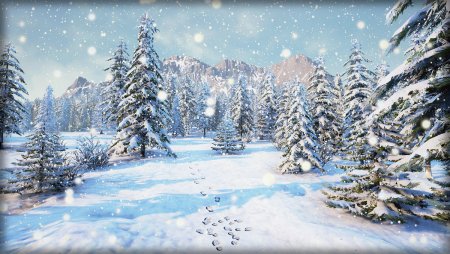 Волшебный зимний лес