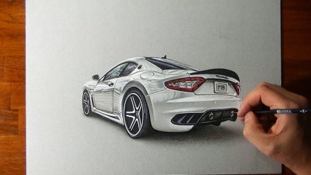 Реалистичные рисунки машин